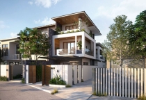 Thiết Kế Nhà Phố 2 Mặt Tiền