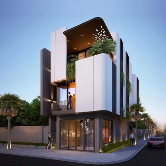 Thiết Kế Nhà Phố 3 Tầng